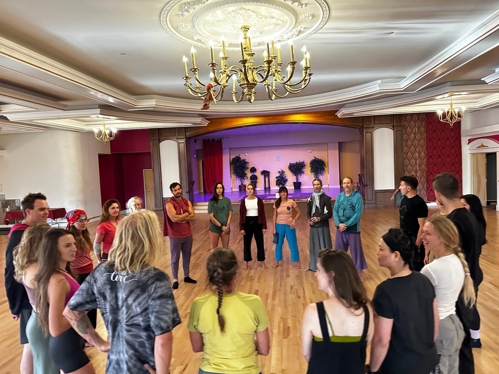 Multi-day movement event gathering
