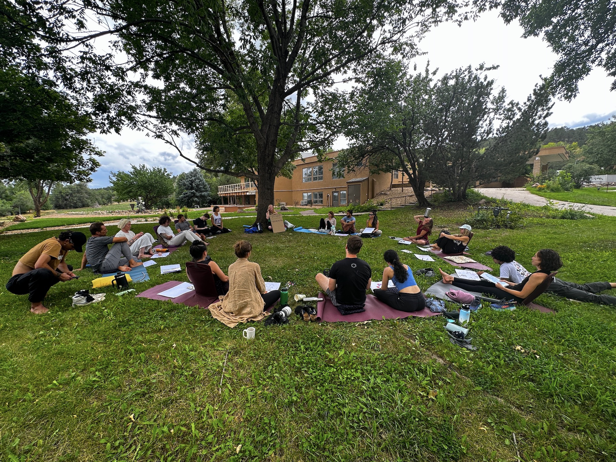 Community movement circle gathering